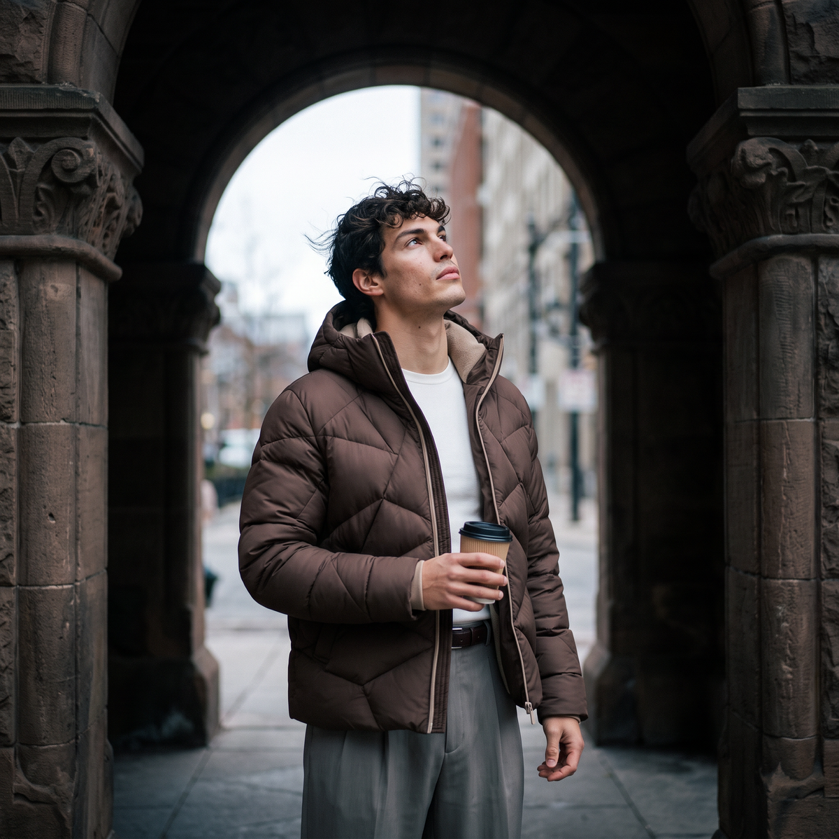 The Chroma-Ridge Reversible Puffer Jacket